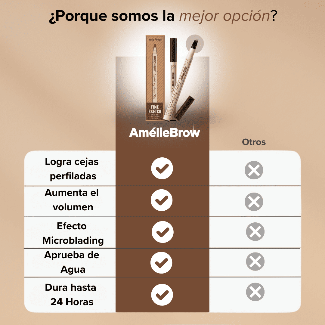 AmélieBrow® - Delineador de Cejas