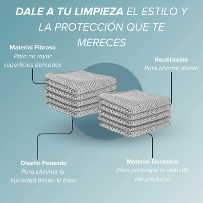Pack 10 Paños - CleanEasy | +2 Limpiadores Gratis