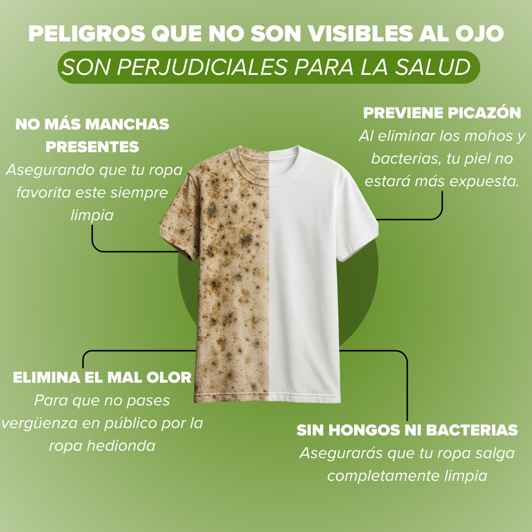 72x1 |Pastillas Eliminador de Moho, Bacterias y Mal Olor
