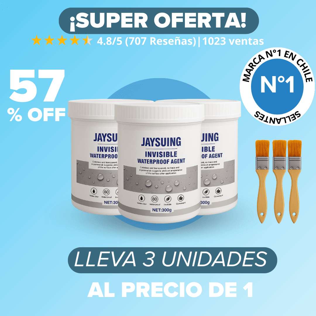 Sellador Impermeable 3x1 | + 3 Brochas Gratis