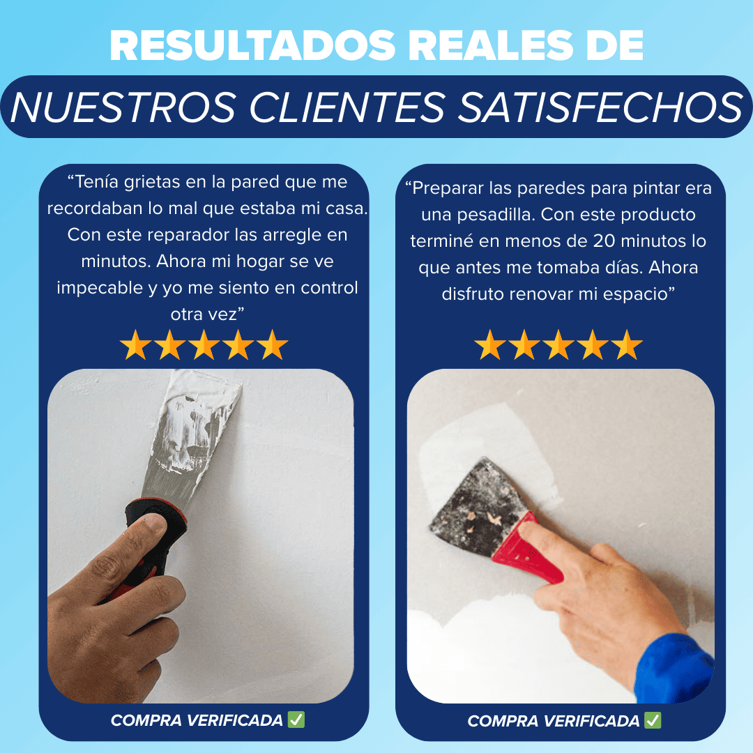 Reparador de paredes con Tecnología Nano-Fill