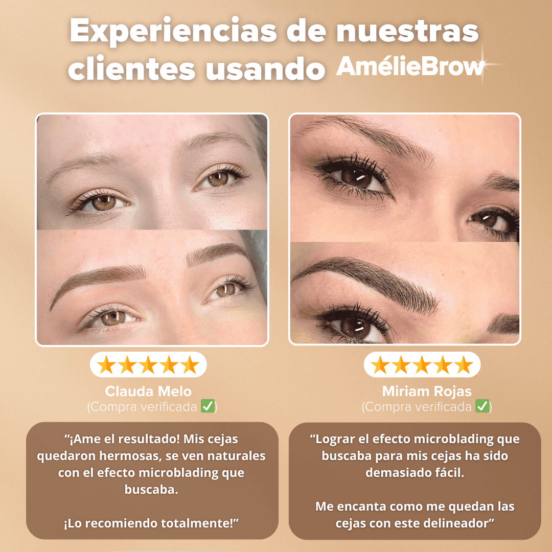 AmélieBrow® - Delineador de Cejas