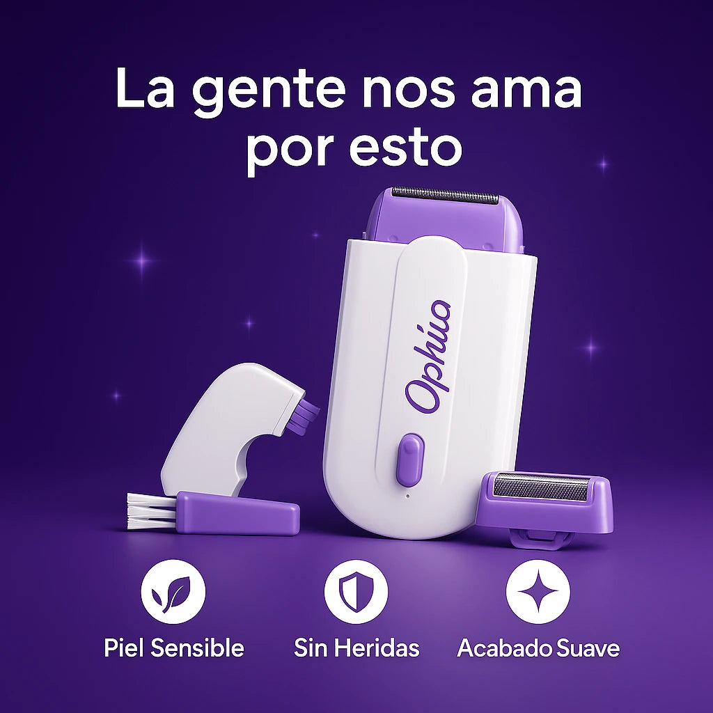 Ophira™ Depiladora, sin cortes ni irritación